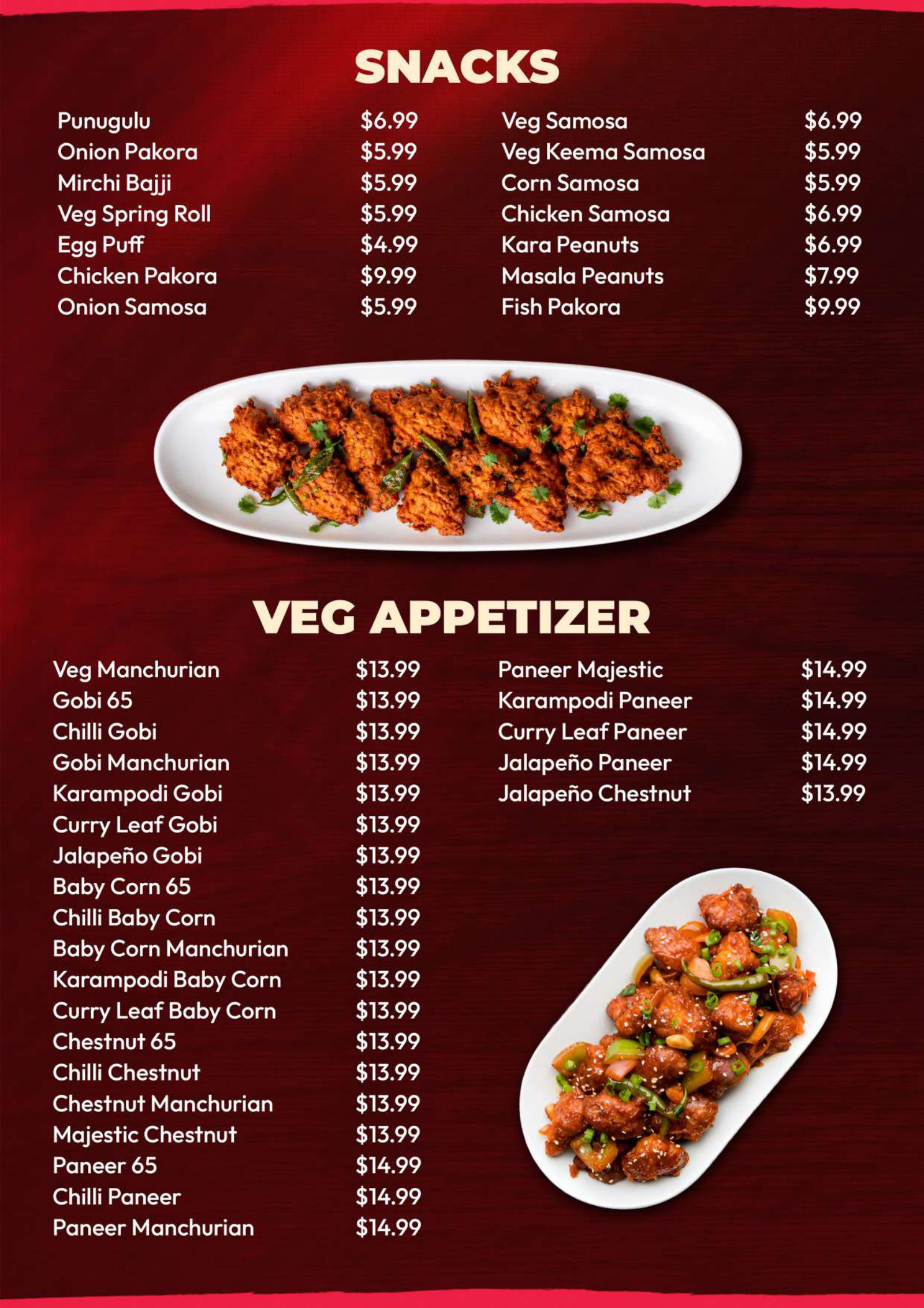 Curry District menu, page 2 of 8