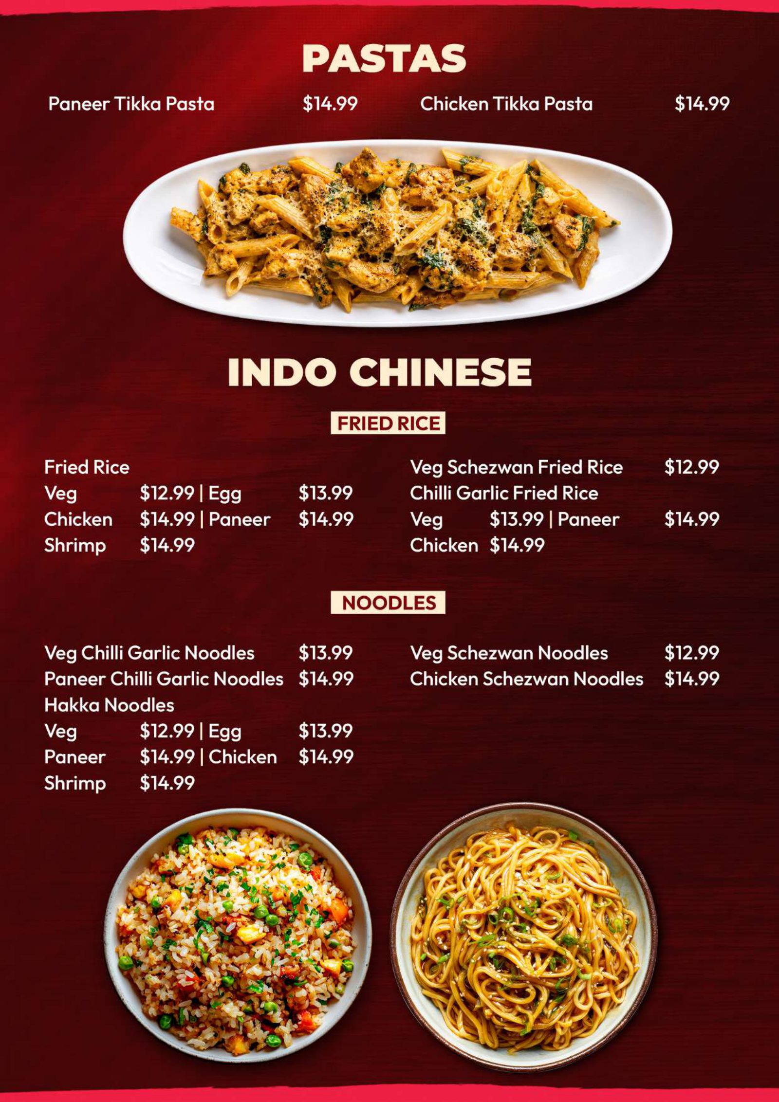Curry District menu, page 4 of 8